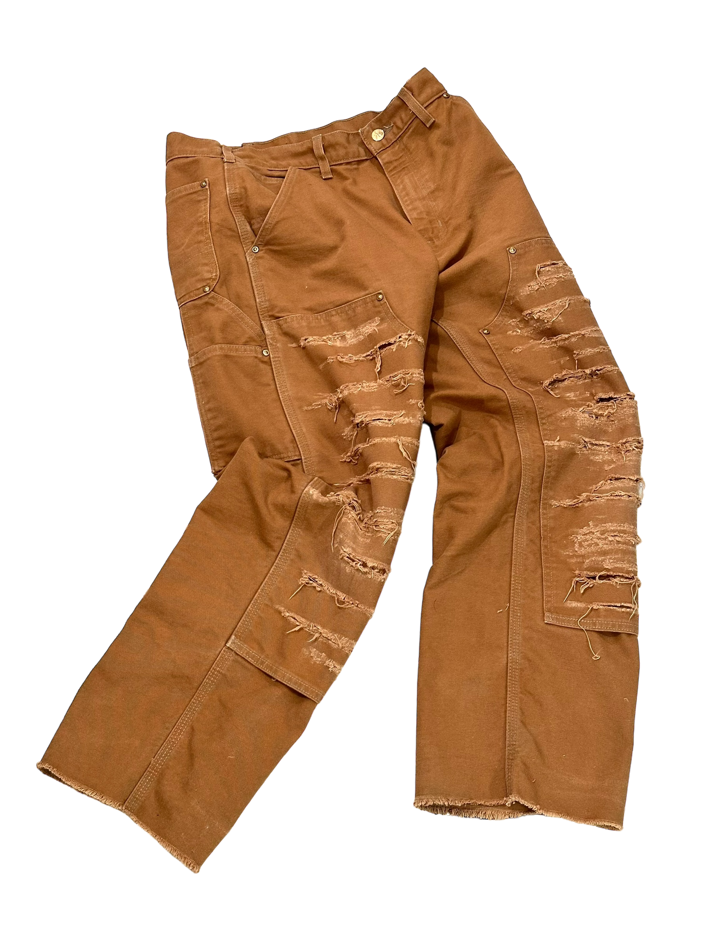 Shredded Double Knee Pants