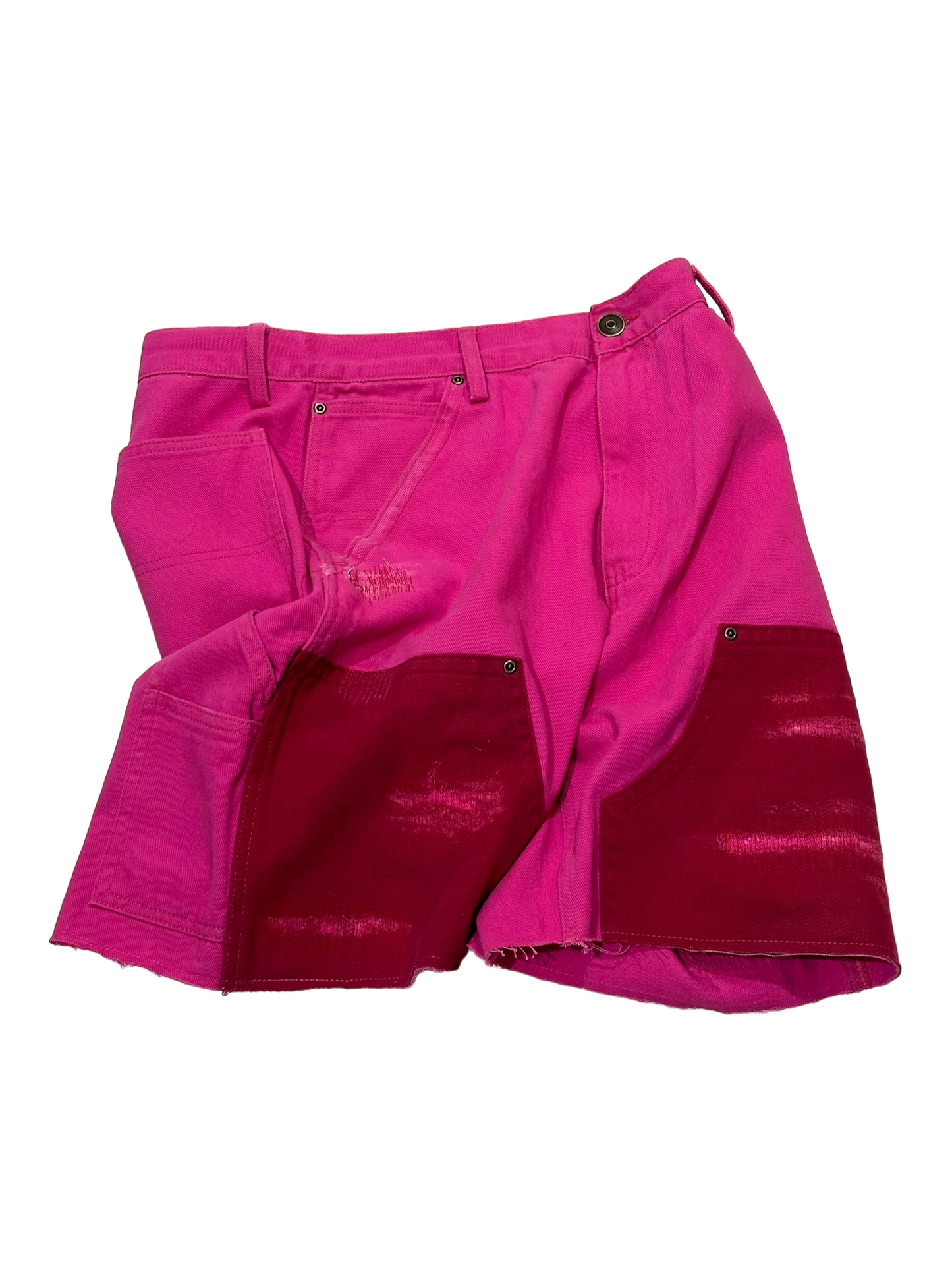Pink Double-Knee Shorts