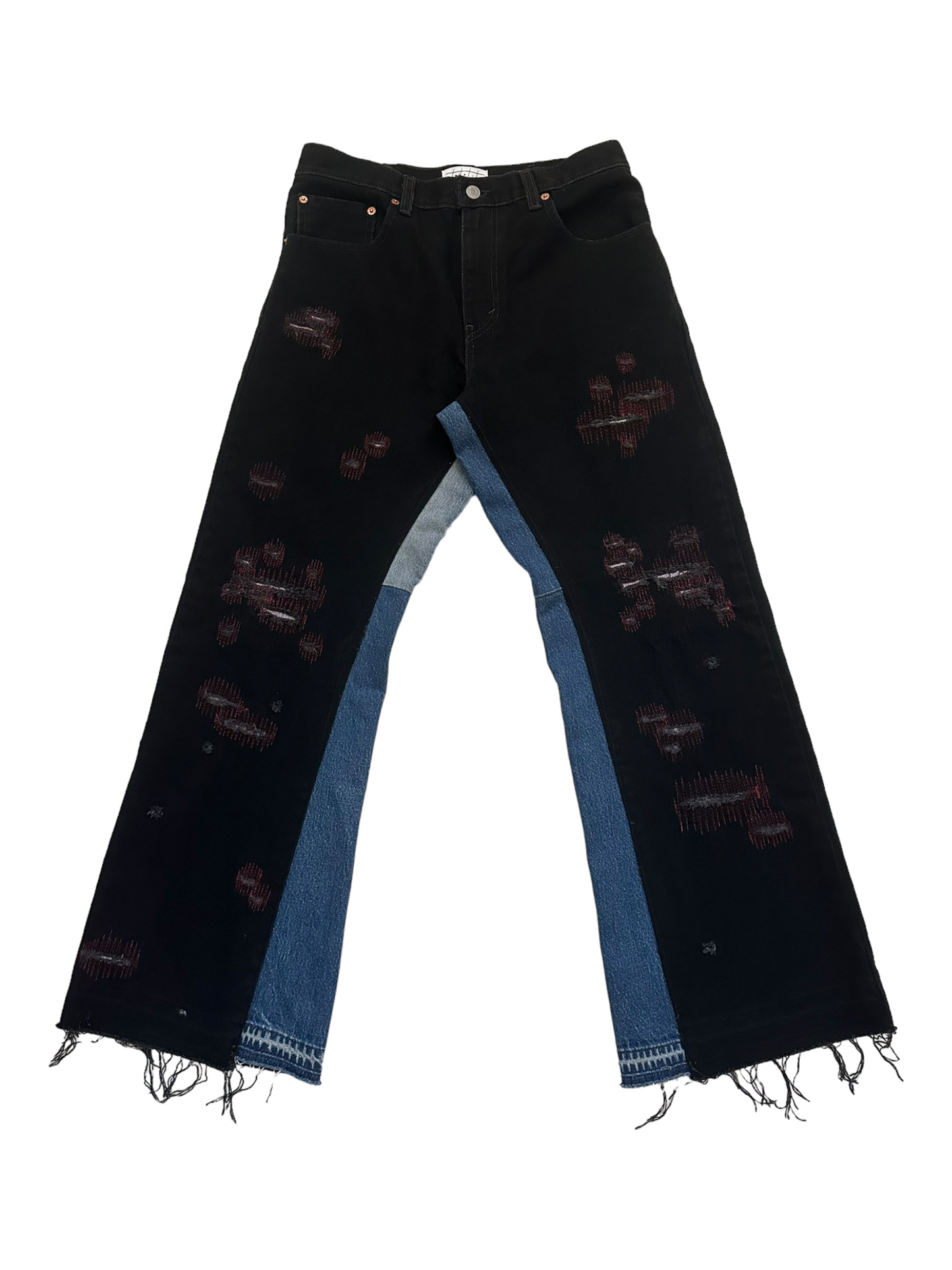 Fire & Flames Flare Jeans