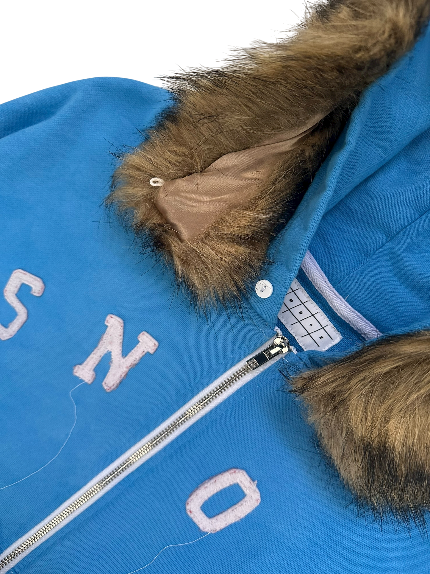 *1 of 1* Snow Fur-Lined Hoodie