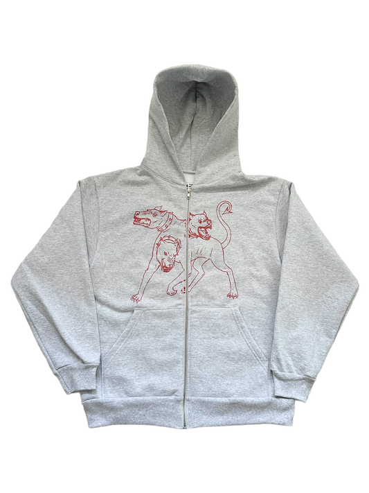 Cerberus Zip-Up Hoodie