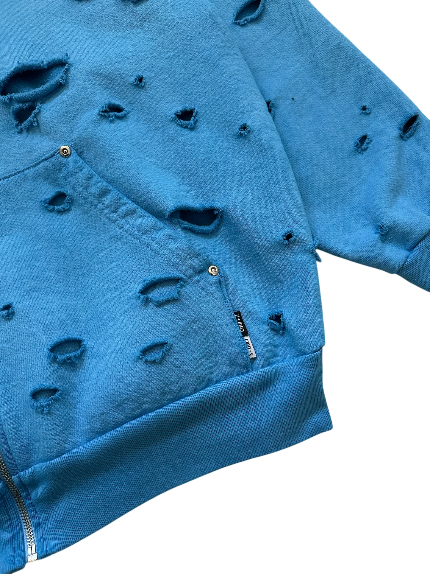 Distressed Zip-Up (Last Size)