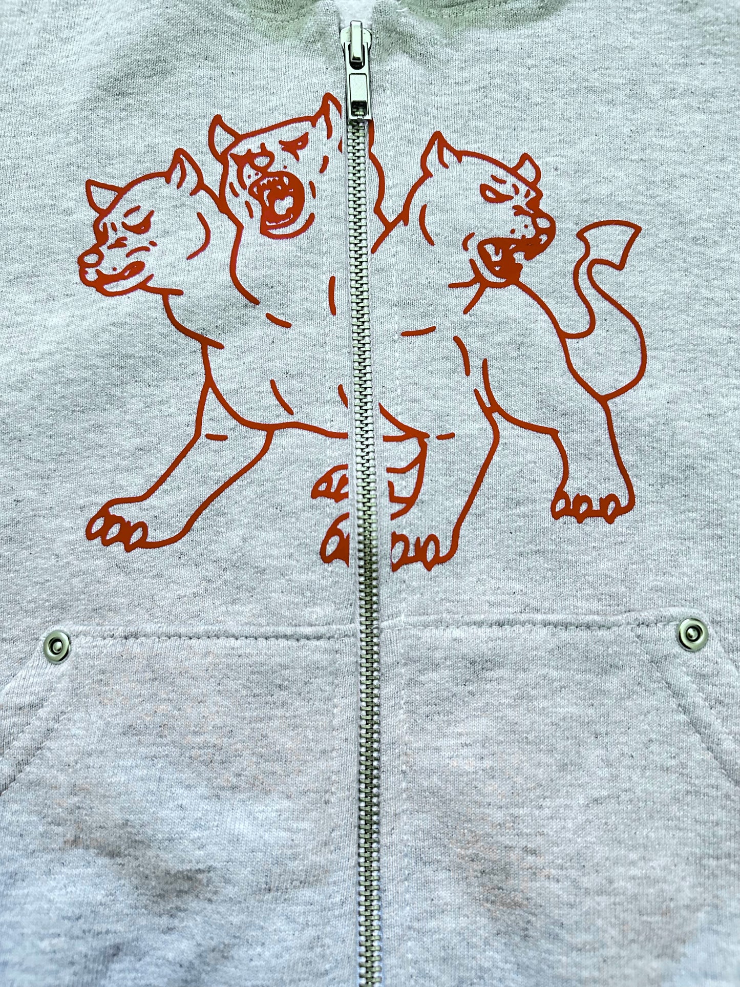 Baby Cerberus Toddler Zip-Up Hoodie