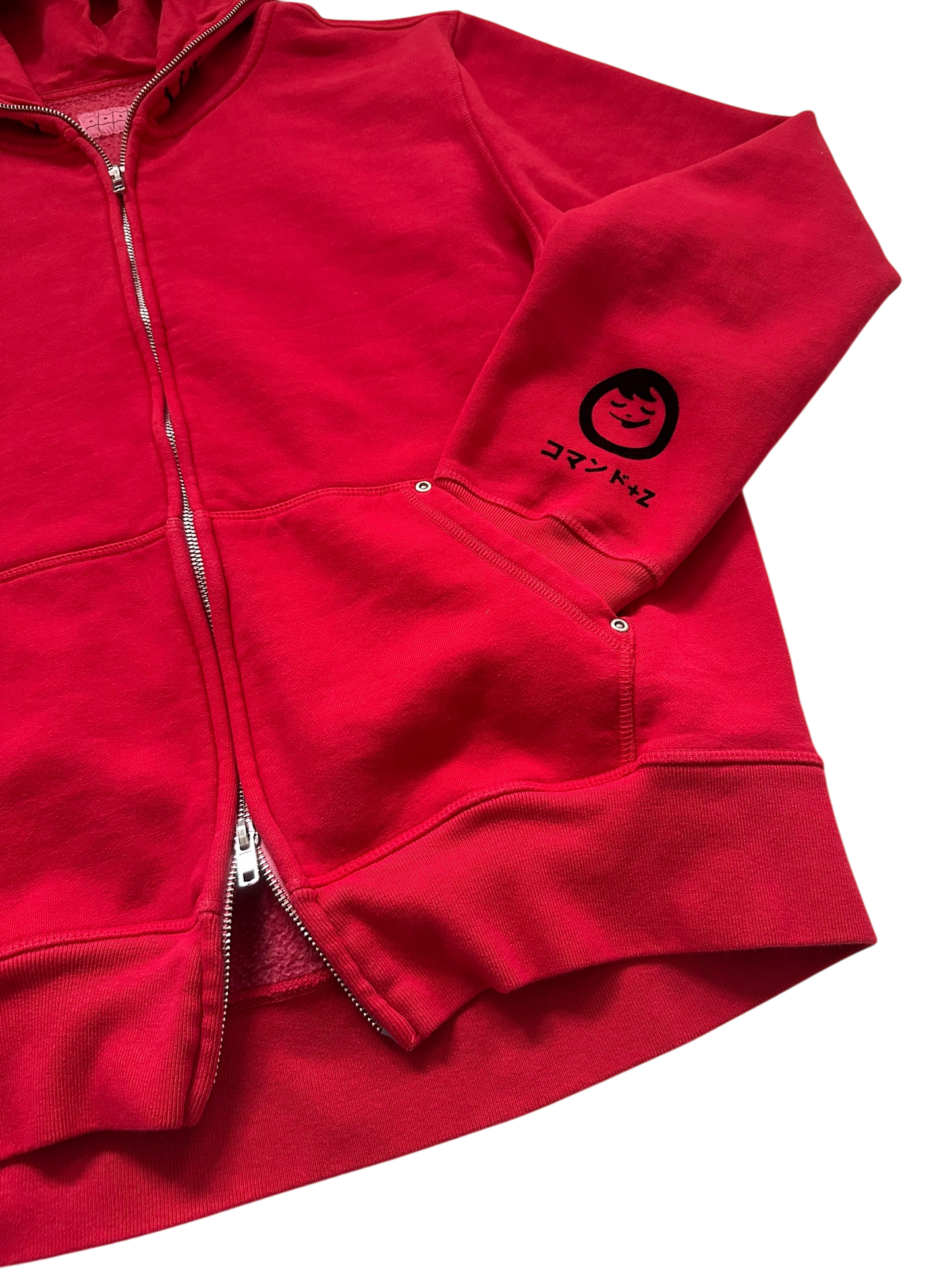 1 of 1 Red Hannya Full-Zip Hoodie