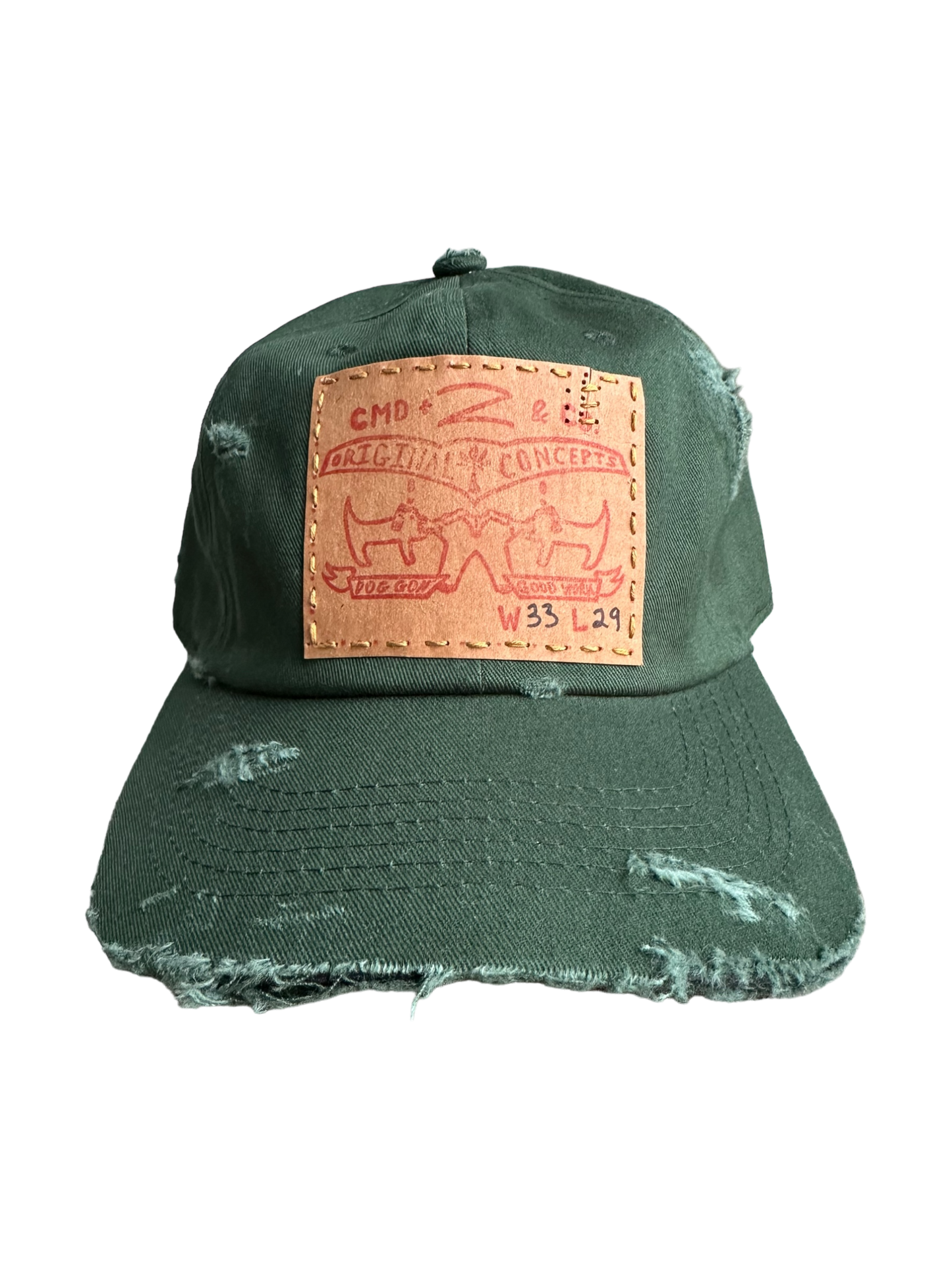 Distressed Badge Cap