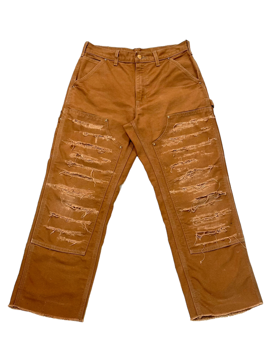 Shredded Double Knee Pants