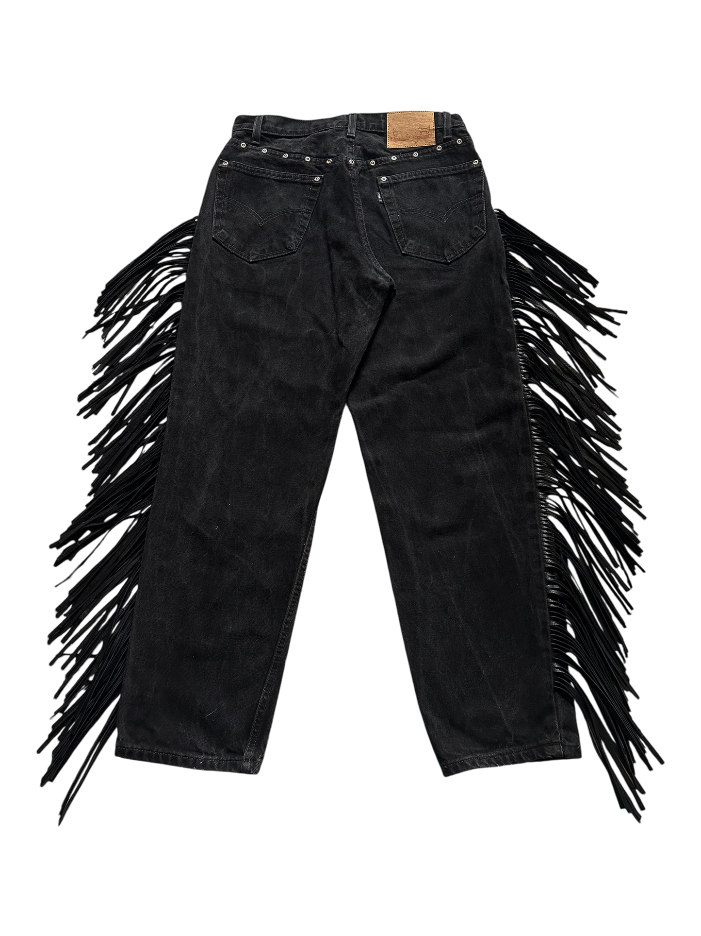 Western Fringe Jeans