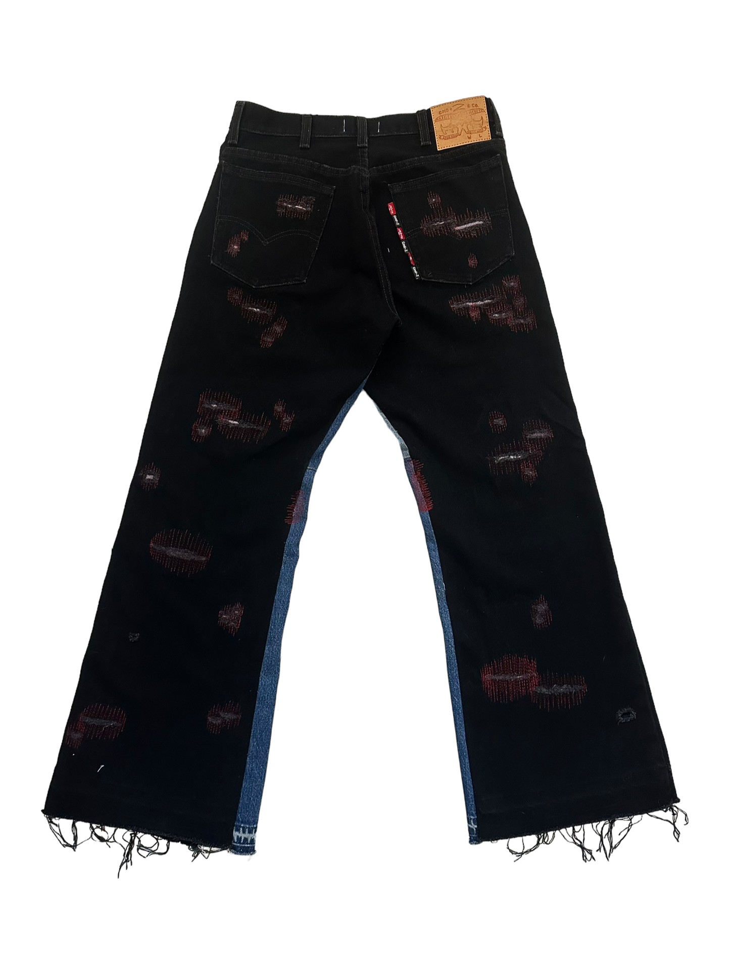 Fire & Flames Flare Jeans