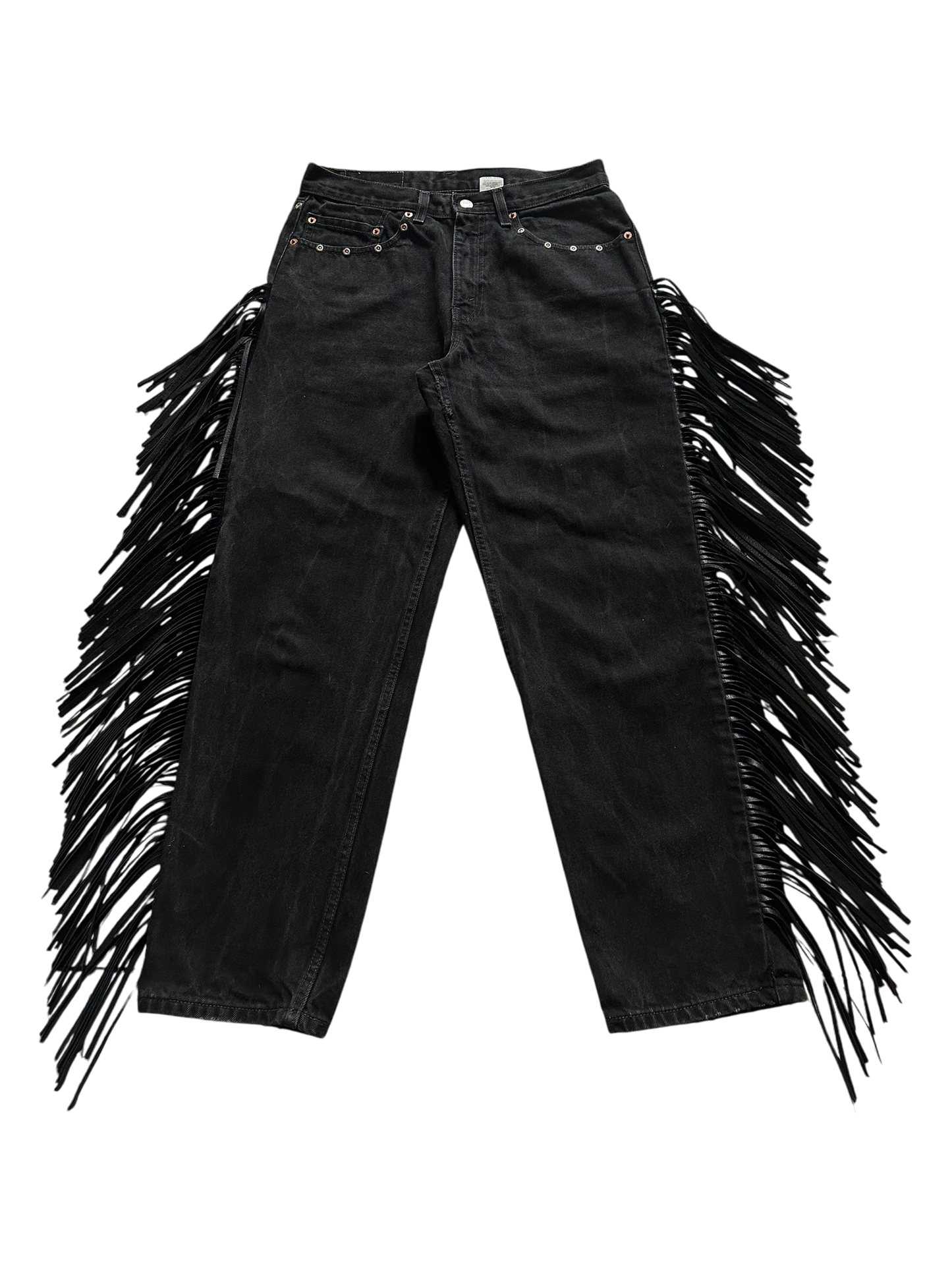 Western Fringe Jeans