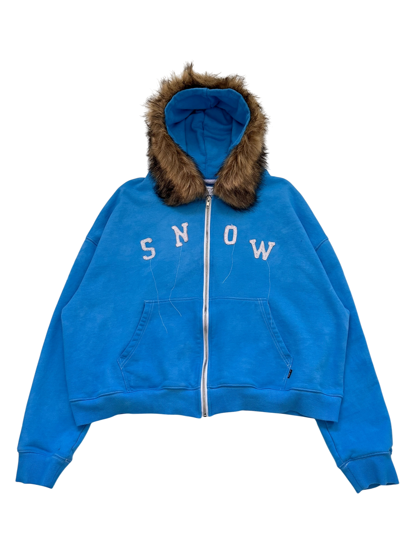 *1 of 1* Snow Fur-Lined Hoodie