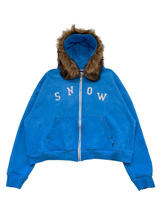 *1 of 1* Snow Fur-Lined Hoodie