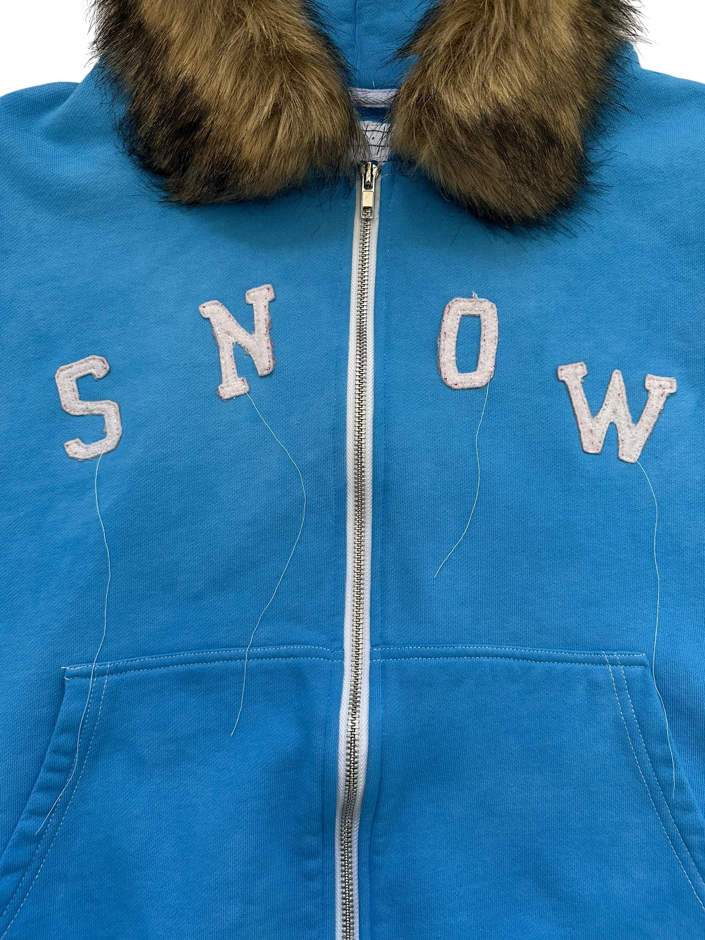 *1 of 1* Snow Fur-Lined Hoodie