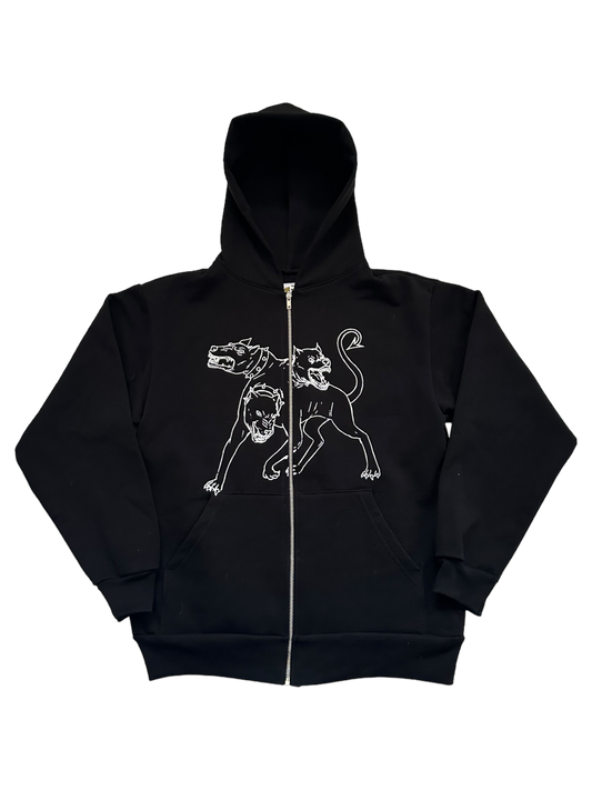 Cerberus Zip-Up Hoodie