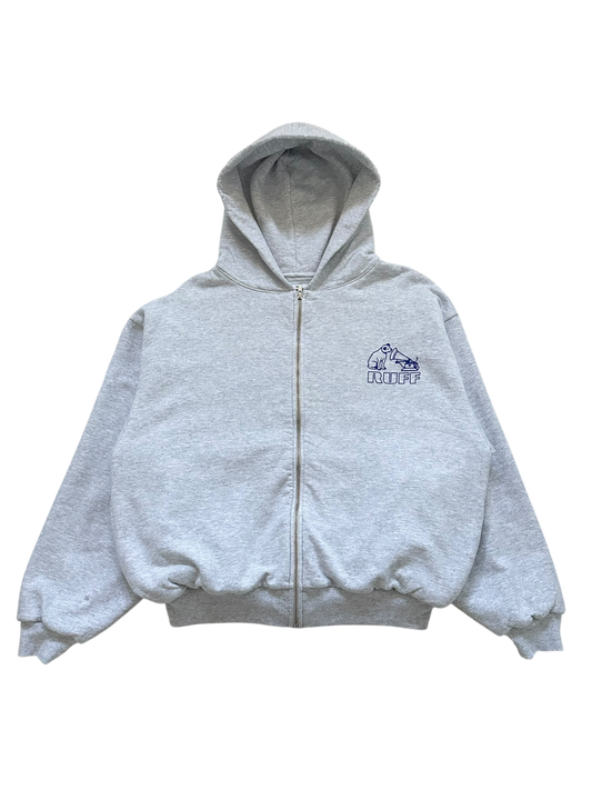Ruff Records Double-Layered Zip-Up Hoodie *samples*